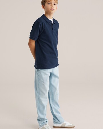 WE Fashion Loosefit Jeans in Blauw