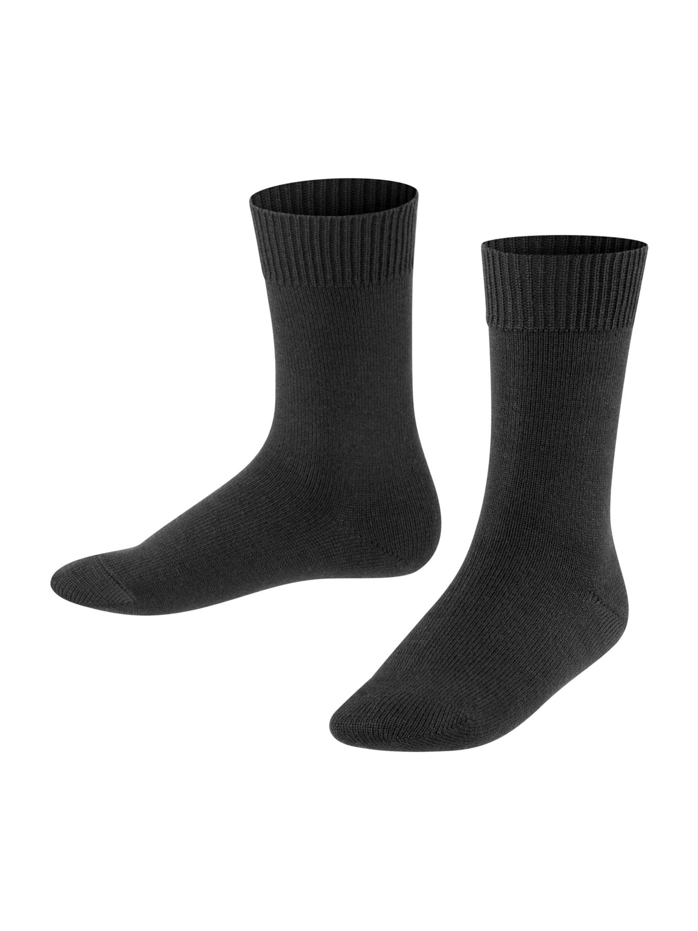 melns FALKE Zeķes 'Comfort Wool': no priekšpuses