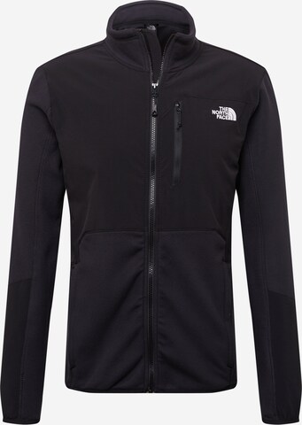 THE NORTH FACE Athletic Fleece Jacket 'Glacier' in Black: front