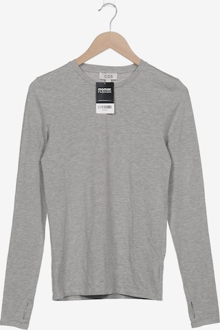 COS Langarmshirt M in Grau: Vorderseite