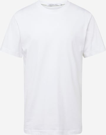 T-Shirt 'EUPHORIC' Calvin Klein Jeans en blanc : devant