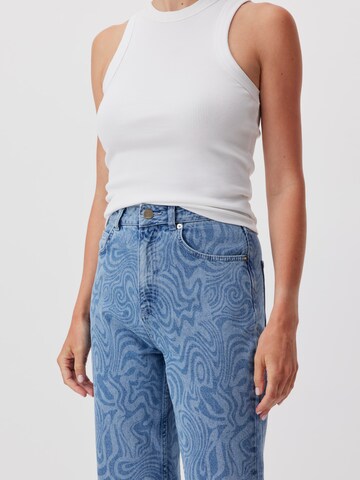 LeGer by Lena Gercke Loose fit Pleat-front jeans 'Shari' in Blue