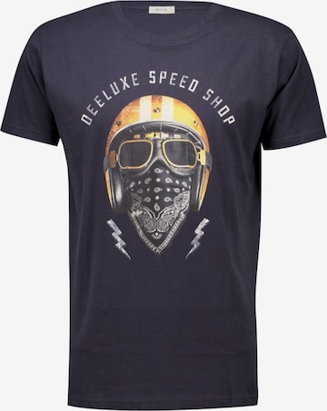 Deeluxe Shirt in Blau: Vorderseite
