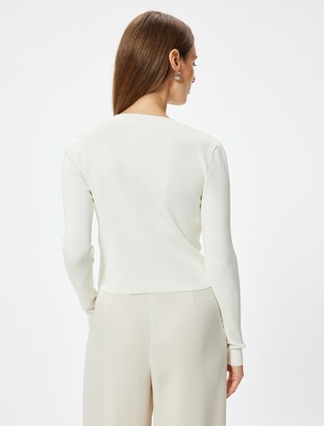 Koton Gebreid vest in Wit