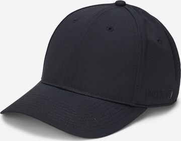 Polo Ralph Lauren Cap 'BASELINE' in Black: front