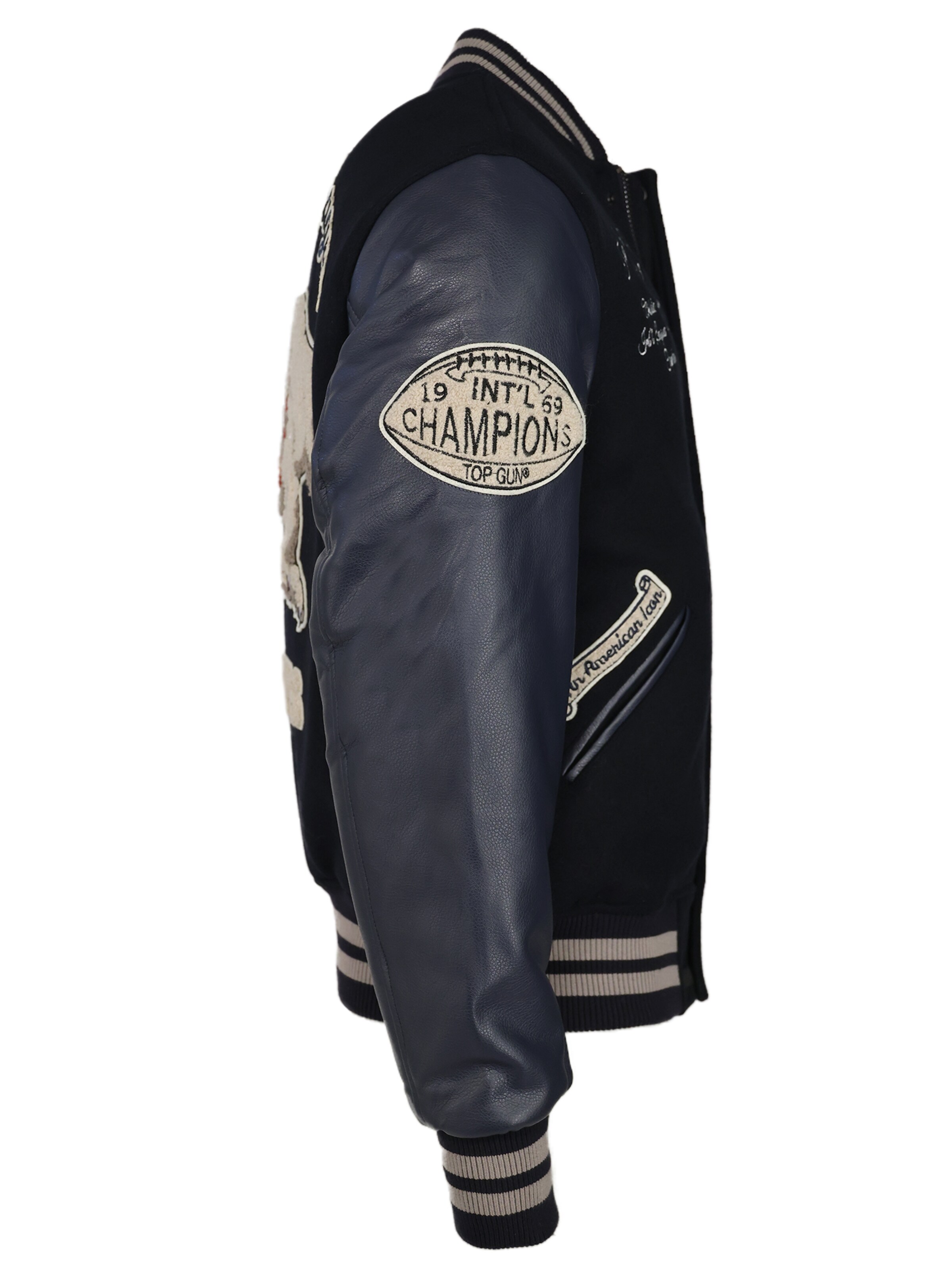 TOP GUN Tussenjas in Zwart