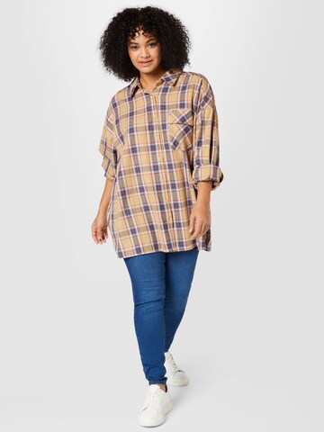 Public Desire Curve Blouse in Geel