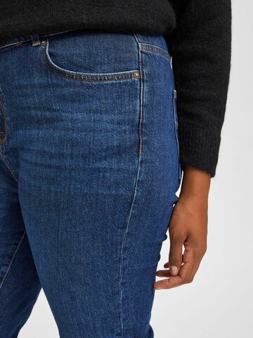 SELECTED FEMME Slimfit Jeans i blå