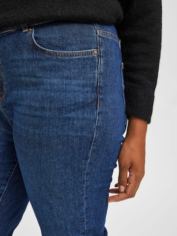 SELECTED FEMME Slimfit Jeans i blå