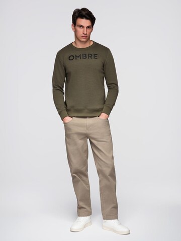 Ombre Sweatshirt 'B1711' in Green