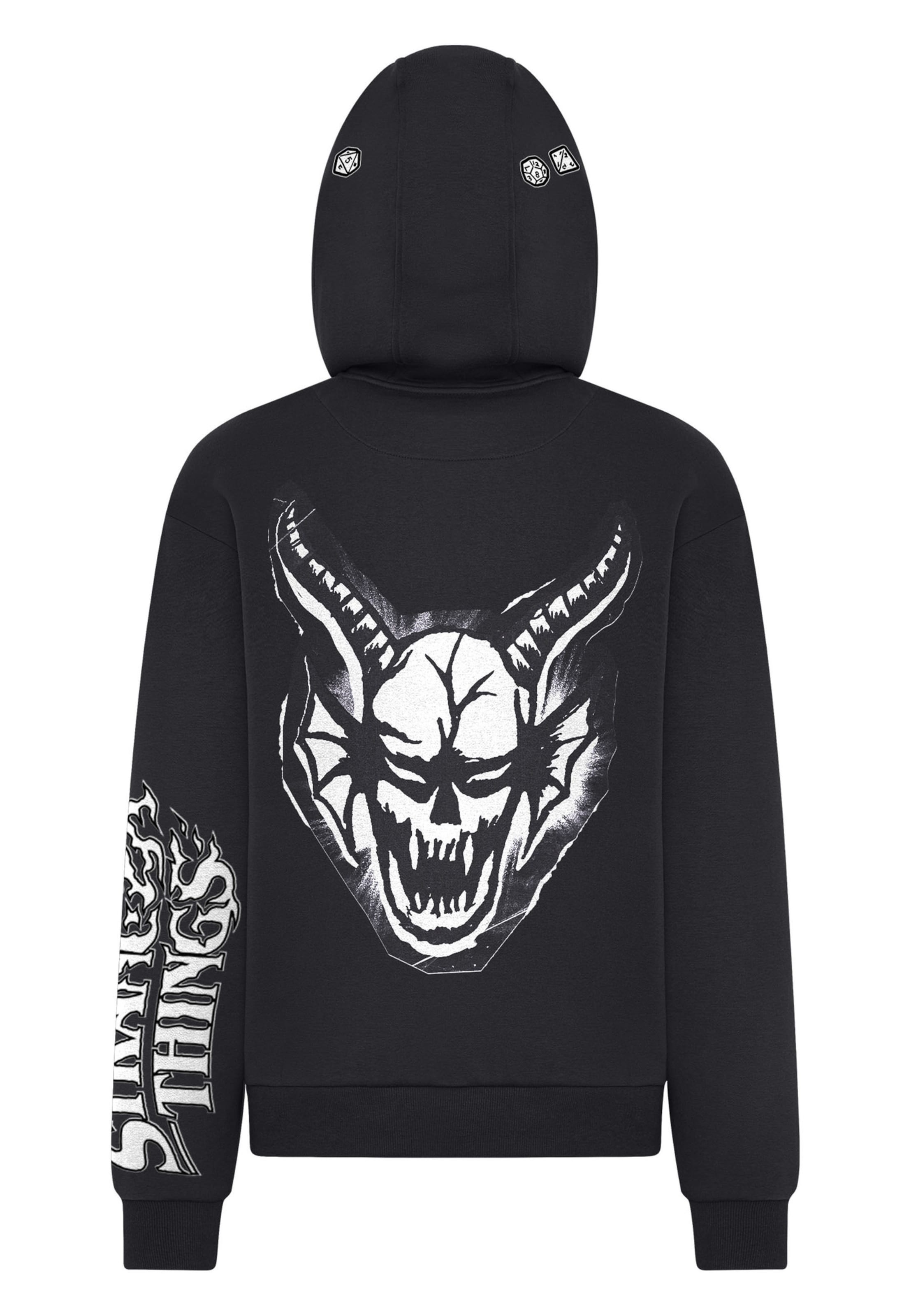 Merchcode Sweatshirt 'Stranger Things' in Zwart