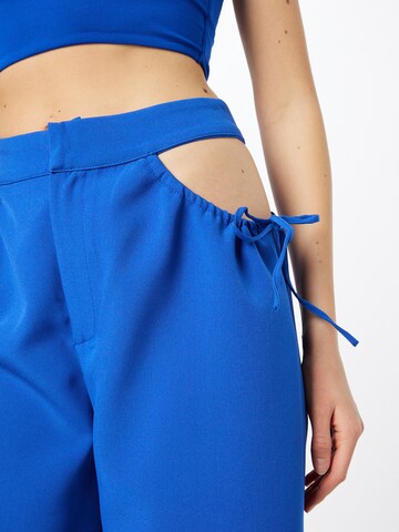 Missguided Wide Leg Hose in Blau