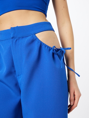 Missguided Wide leg Broek in Blauw