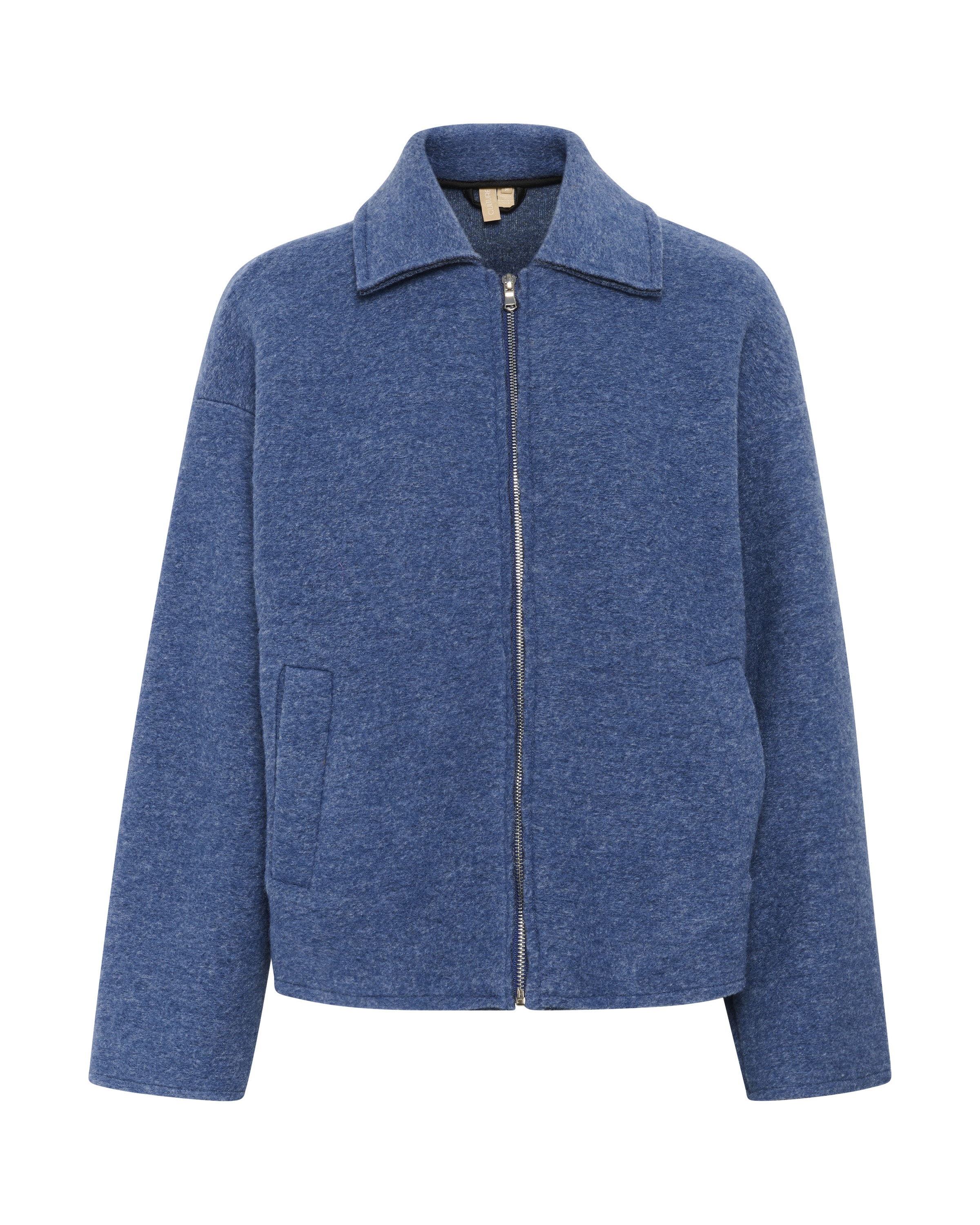 CULTURE Veste mi-saison en bleu, Vue avec produit