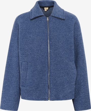 Veste mi-saison CULTURE en bleu : devant