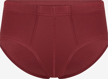 Albero Natur Slip 'Bio-Baumwoll Herrenslip mit Komfortbund' in Rot: Vorderseite