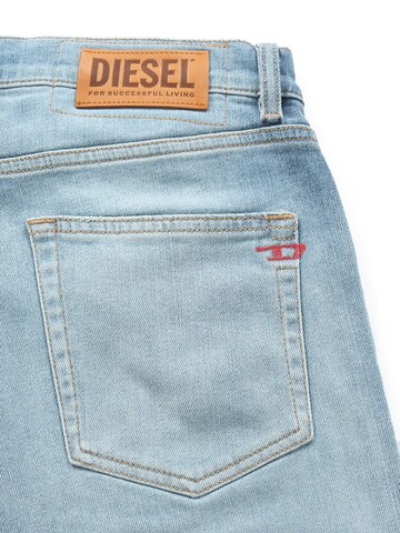 DIESEL Slimfit Jeans 'D-STRUKT' in Blauw