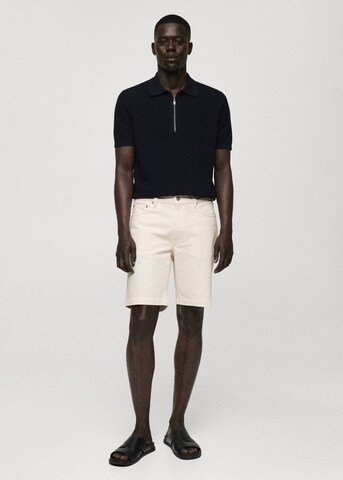 MANGO MAN Regular Broek 'Jarod' in Beige