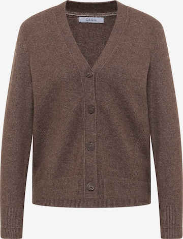 CECIL Strickjacke in Braun: Vorderseite