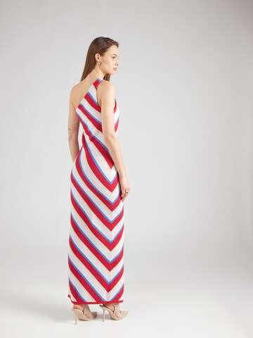 Robes en maille TOPSHOP en rouge