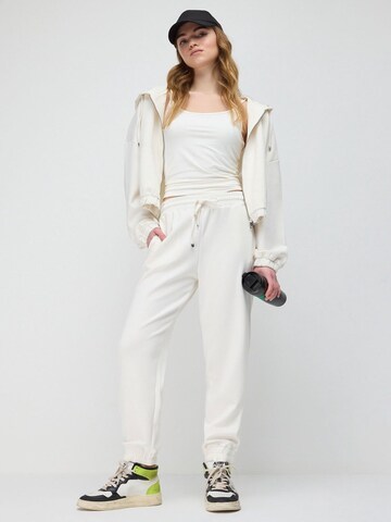 Effilé Pantalon No Matter What en beige : devant
