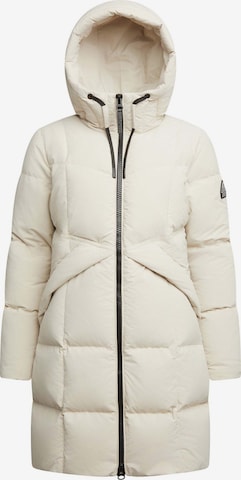 Veste outdoor ' Black Star Puffer Coat Matt ' JACK1T en blanc : devant