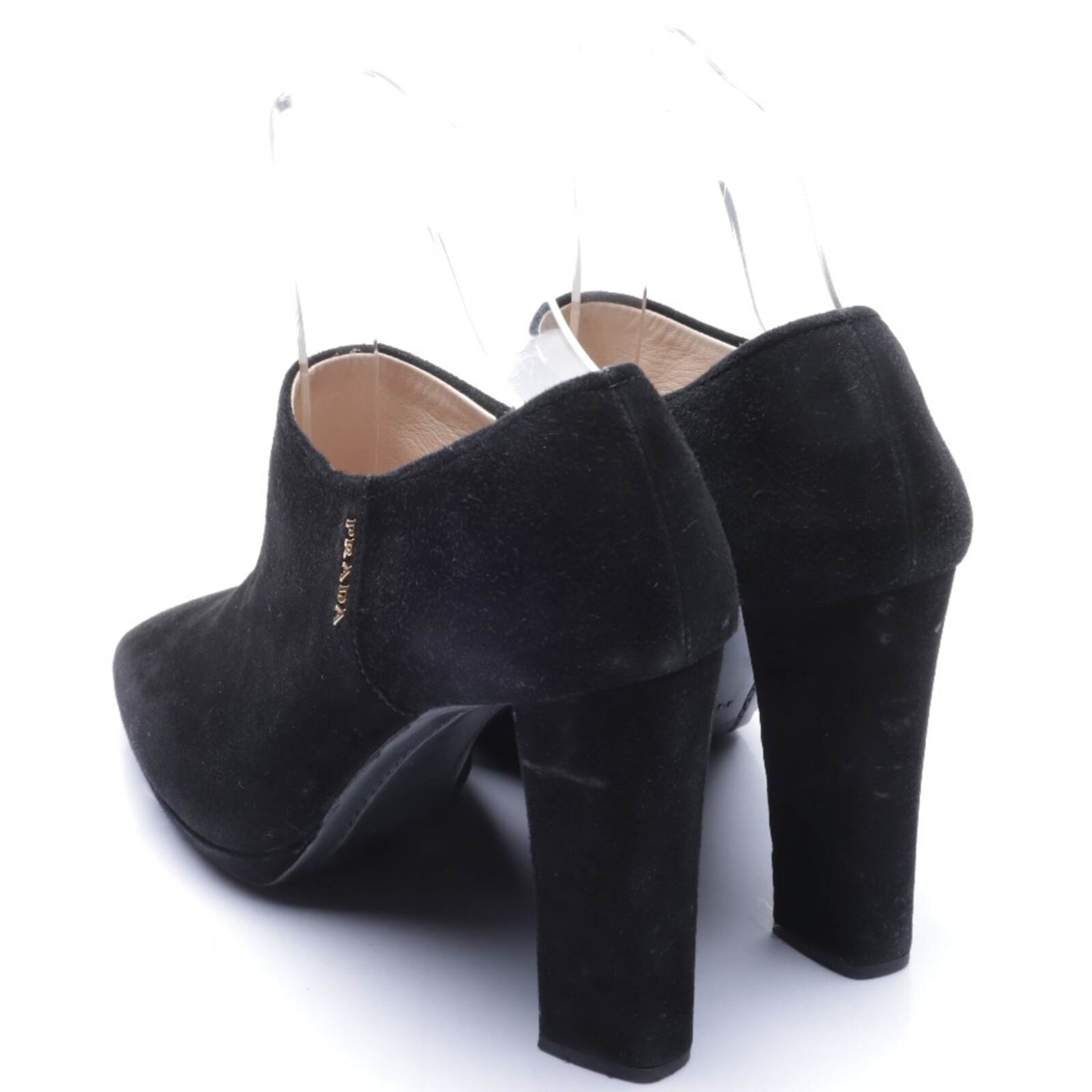 PRADA Stiefeletten 40,5 in Schwarz