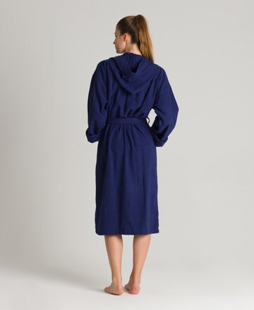 ARENA Short Bathrobe 'ZEPPELIN LIGHT' in Blue