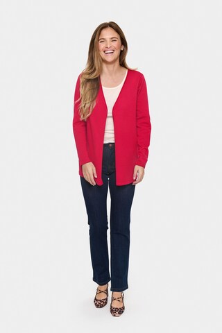 SAINT TROPEZ Gebreid vest 'KilaSZ' in Roze