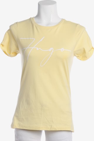 HUGO Shirt S in Gelb: Vorderseite