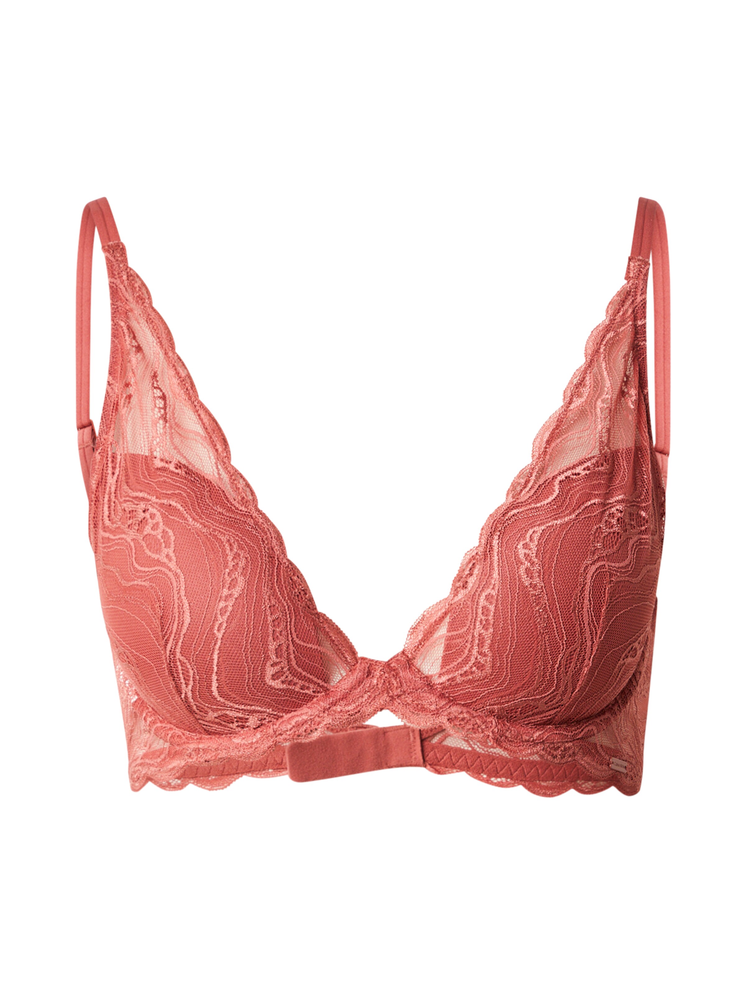 Calvin Klein Underwear Сутиен с триъгълни чашки Сутиен в червено: отпред