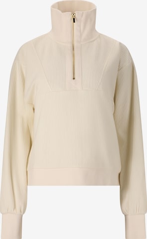 Athlecia Sports sweatshirt in Beige: front