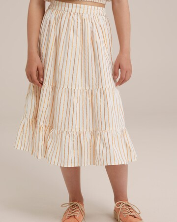 WE FashionSuknja - bijela boja: prednji dio