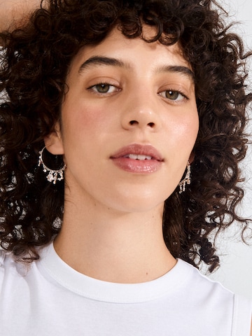 Pilgrim Серьги ' Tovin ' в Серебристый: спереди