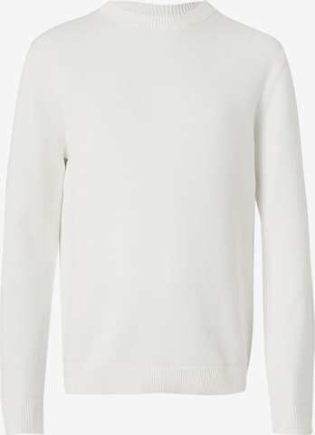 Pull-over 'SLHDANE' SELECTED en blanc : devant