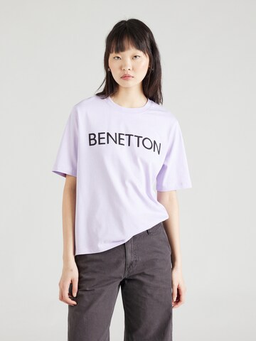 UNITED COLORS OF BENETTON Футболка в Лиловый: спереди