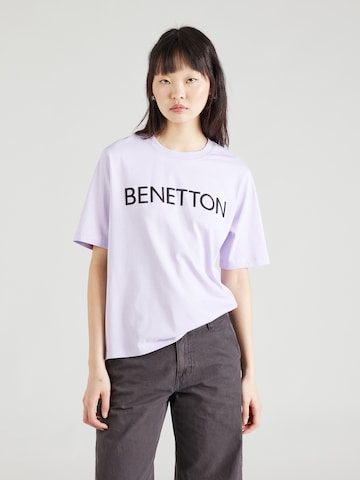 Maglietta di UNITED COLORS OF BENETTON in lilla: frontale