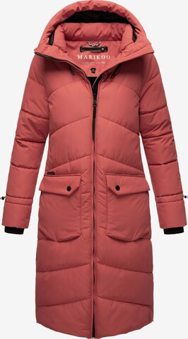 MARIKOO Płaszcz zimowy w kolorze różowy
