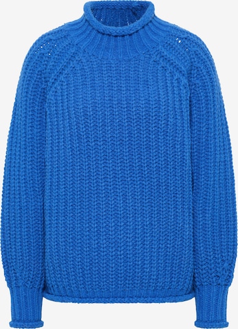 Pull-over IZIA en bleu : devant