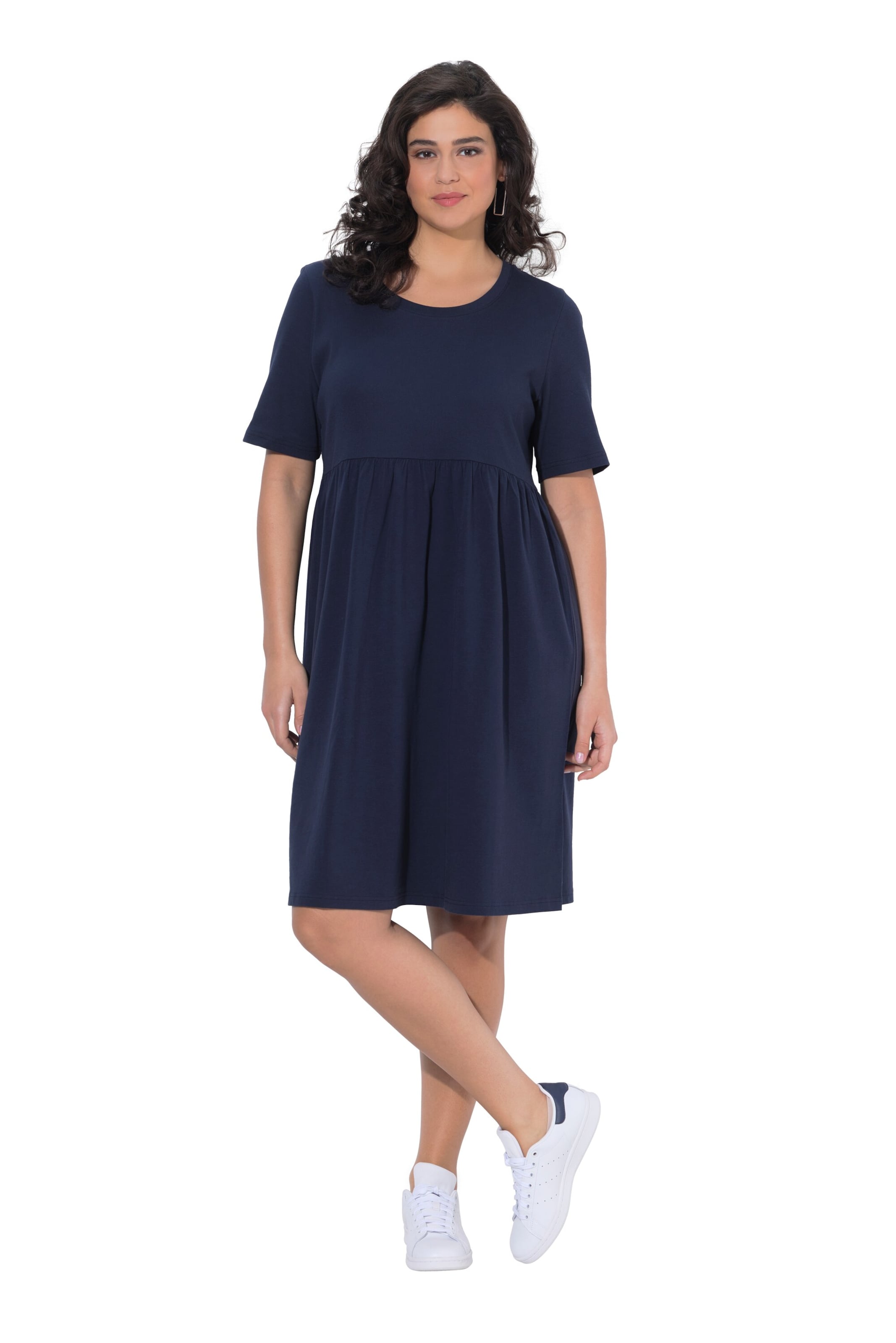 Ulla Popken Jurk in Blauw: voorkant