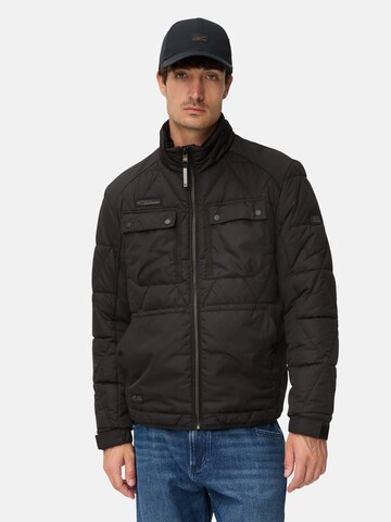 CAMEL ACTIVE Winter Jacket in Black: front