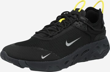 Nike Sportswear Matalavartiset tennarit 'React Live' värissä musta: edessä
