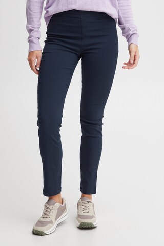 Oxmo Slimfit Leggings 'Keily' in Blauw: voorkant