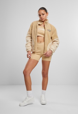 Giacca di pile di Karl Kani in beige