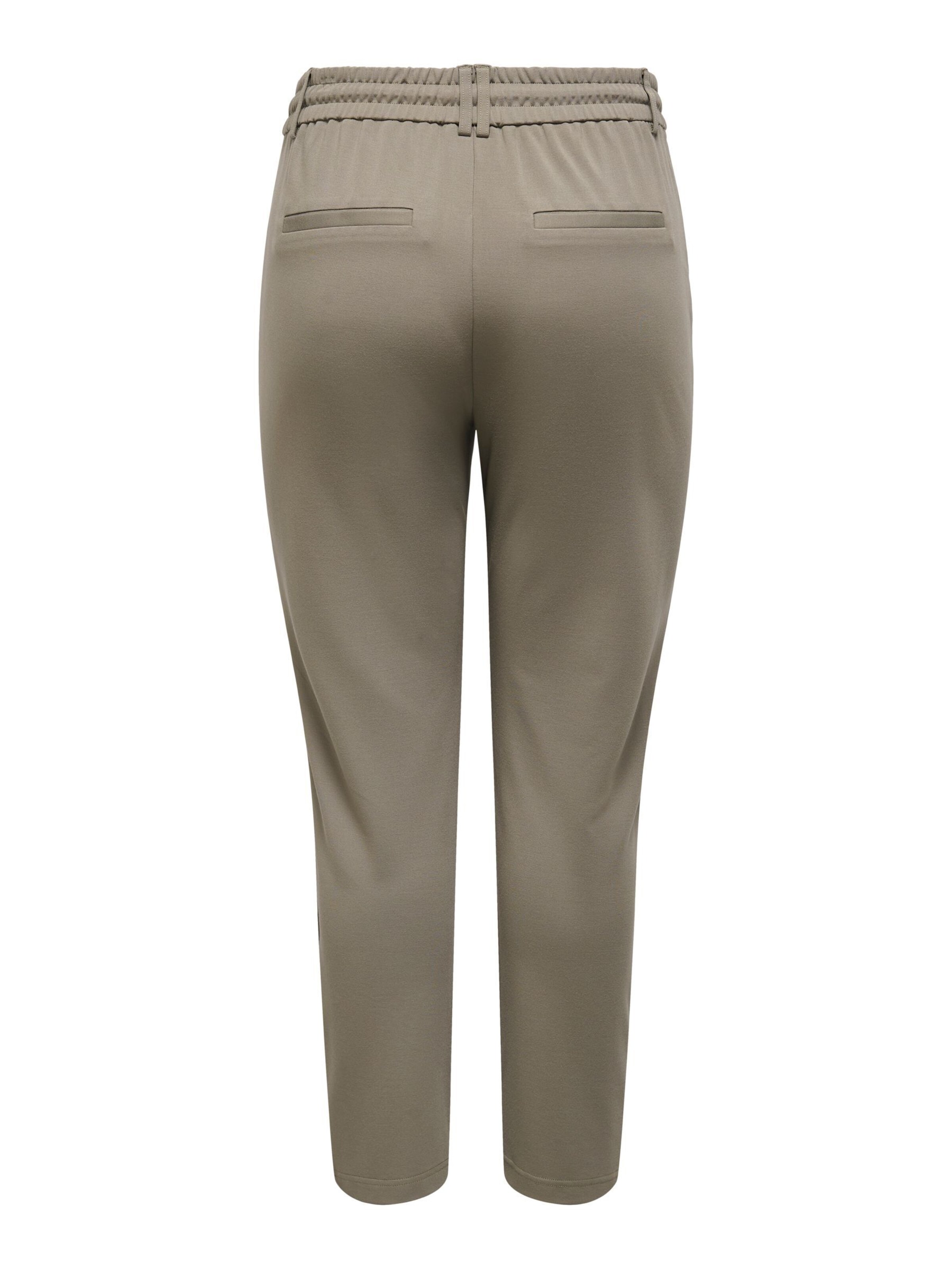 ONLY Carmakoma Slim fit Pants 'CARGOLDTRASH' in Green