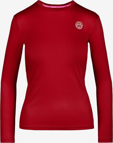 BIDI BADU Performance Shirt in Red: front