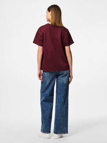 PIECES Shirts 'PCSkylar' i rød