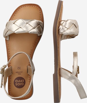 GIOSEPPO Sandals 'KNIN' in Gold