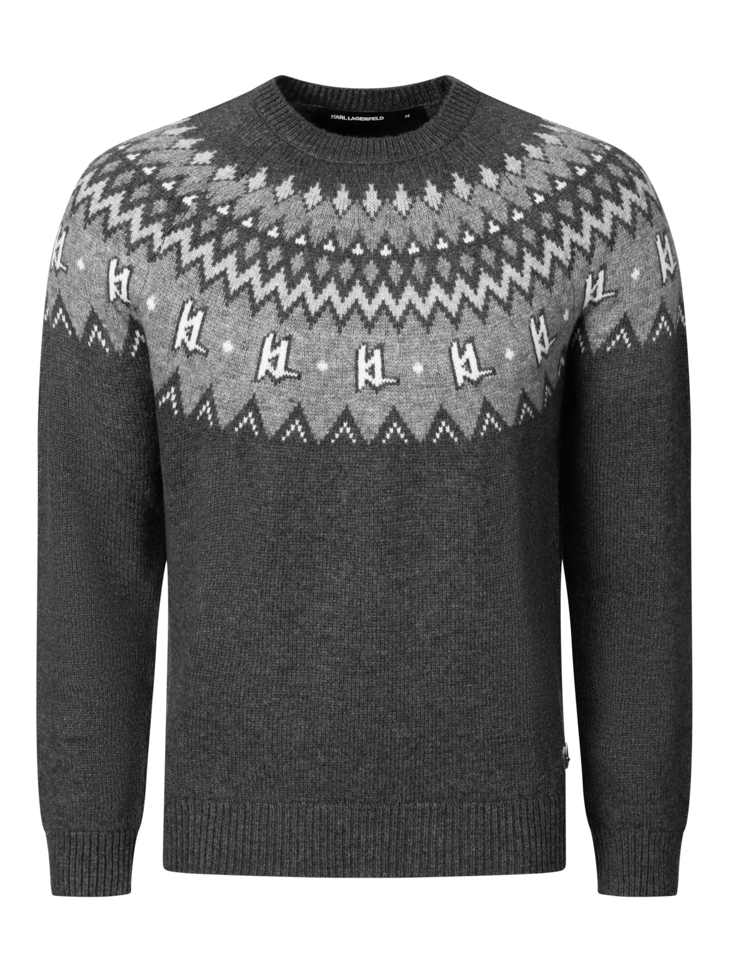Karl Lagerfeld Sweater in Grey: front