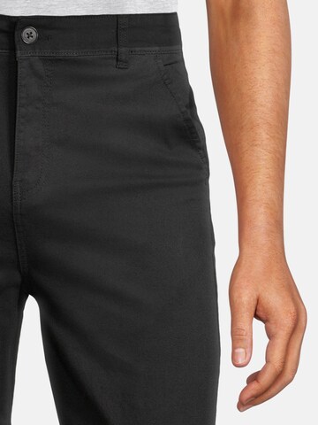 AÉROPOSTALE Slimfit Hose in Schwarz